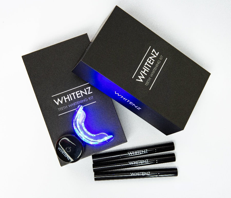 Blue light teeth whitening kit nz x 2